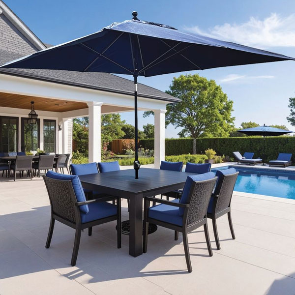 10' x10' Square Umbrella by Galtech International - Image 2